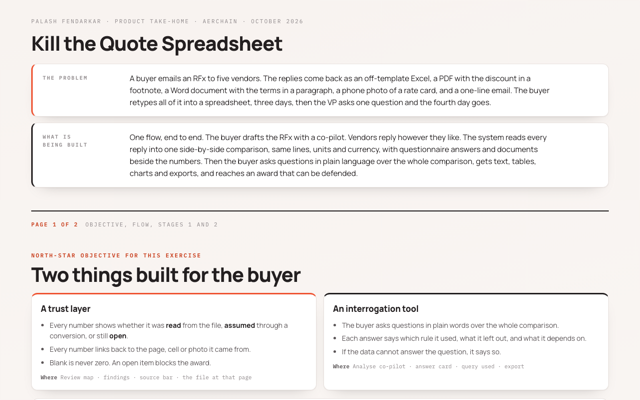 The submission note: title, summary line and the first section on the trust layer and the interrogation tool